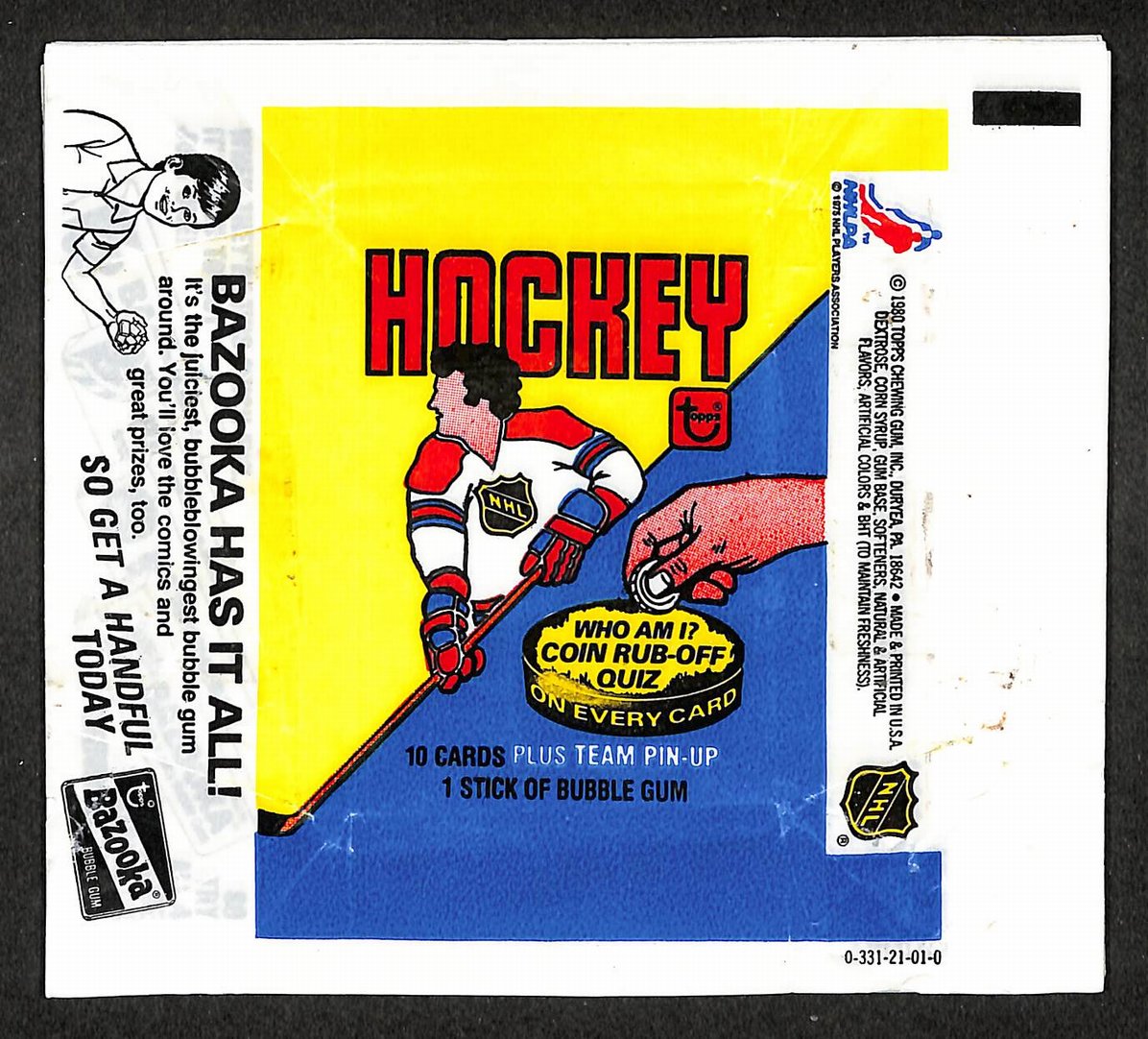 Lot of (27) 1980-1981 Topps NHL Hockey Wax Pack Wrappers 213930