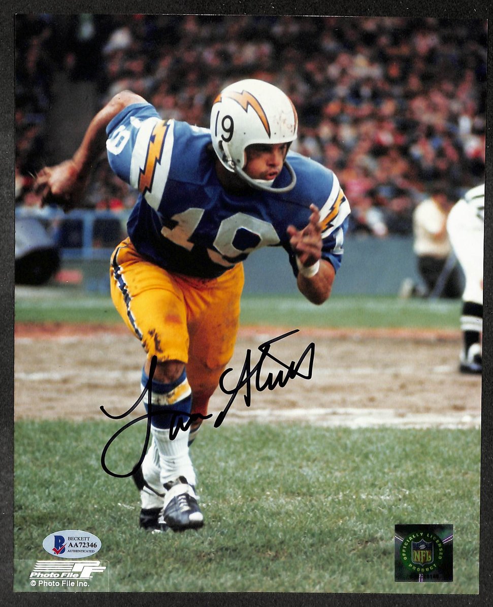 Lance Alworth HOF Signed/Autographed 8x10 Photo Chargers BAS 213955
