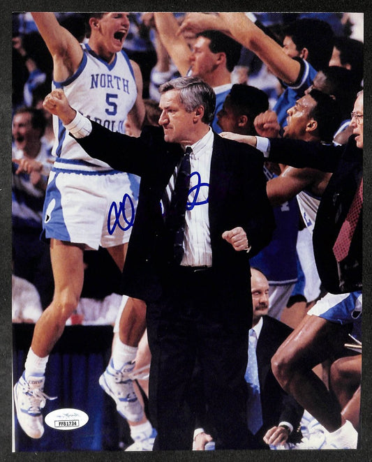Dean Smith Signed/Autographed 8x10 Photo UNC Tar Heels JSA 213956
