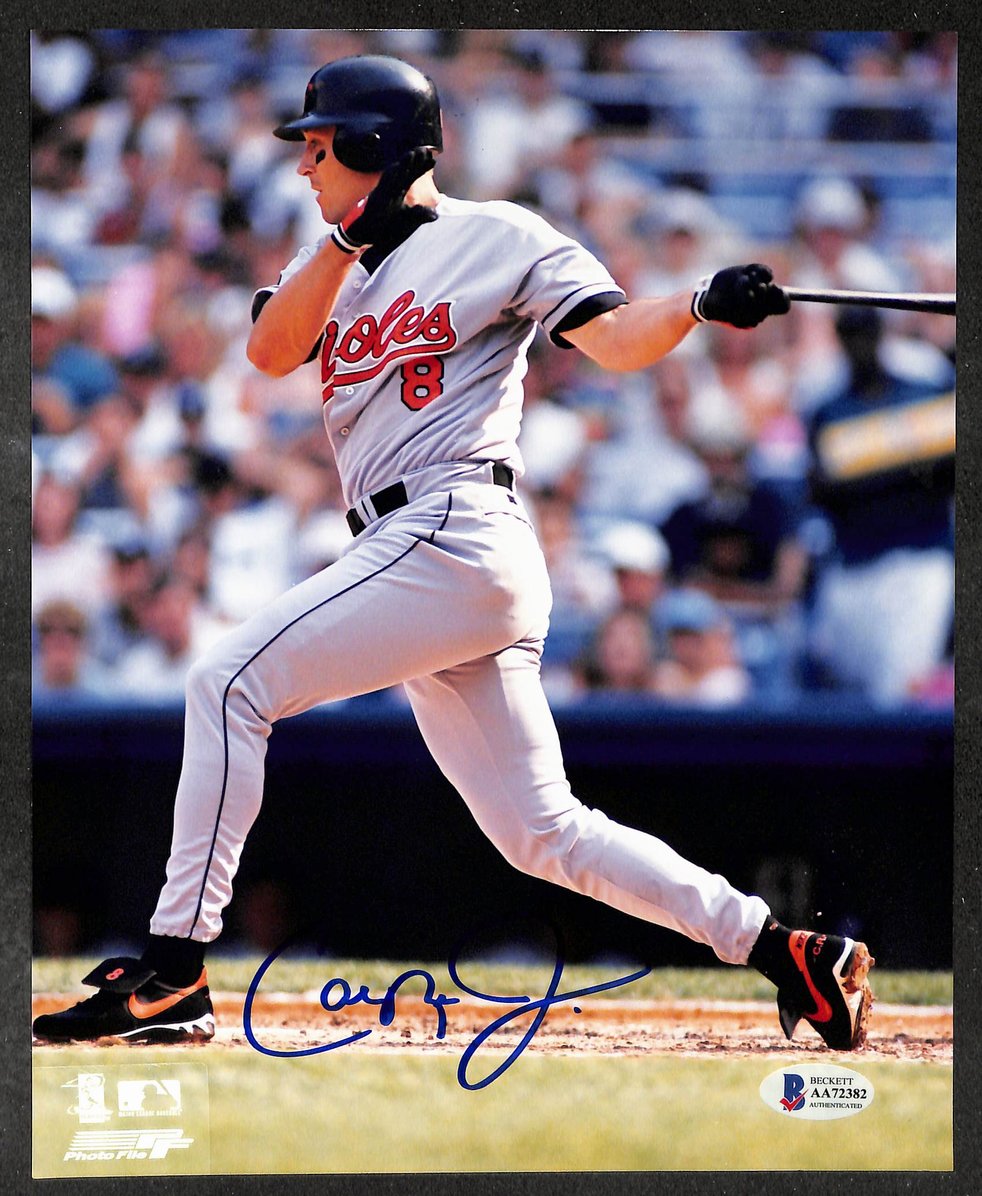 Cal Ripken Jr HOF Signed/Autographed 8x10 Photo Orioles BAS 213958