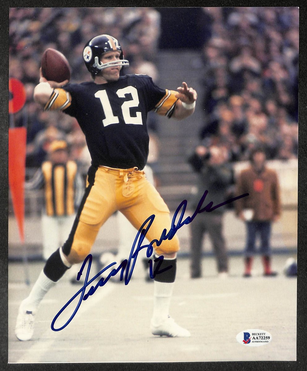 Terry Bradshaw HOF Signed/Autographed 8x10 Photo Steelers BAS 213962