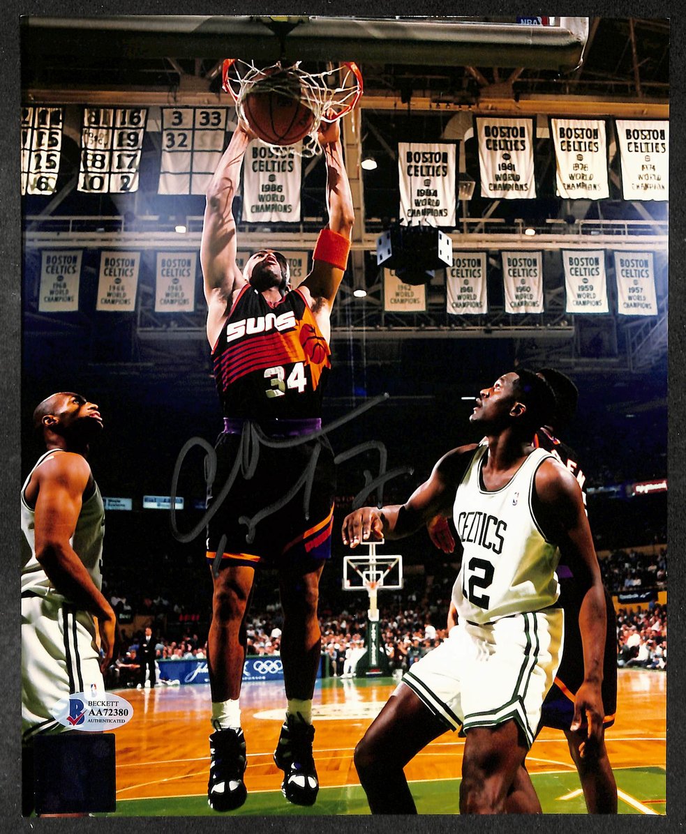 Charles Barkley HOF Signed/Autographed 8x10 Photo Suns BAS 213963