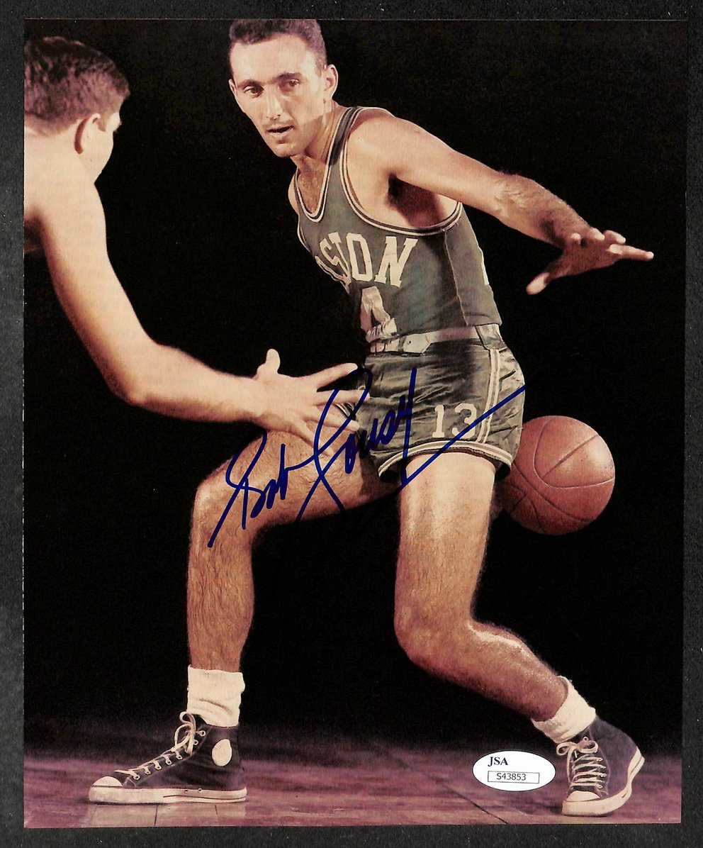 Bob Cousy HOF Signed/Autographed 8x10 Photo Celtics JSA 213965