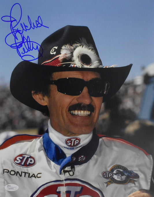 Richard Petty Signed/Autographed 11x14 Photo NASCAR JSA 213909