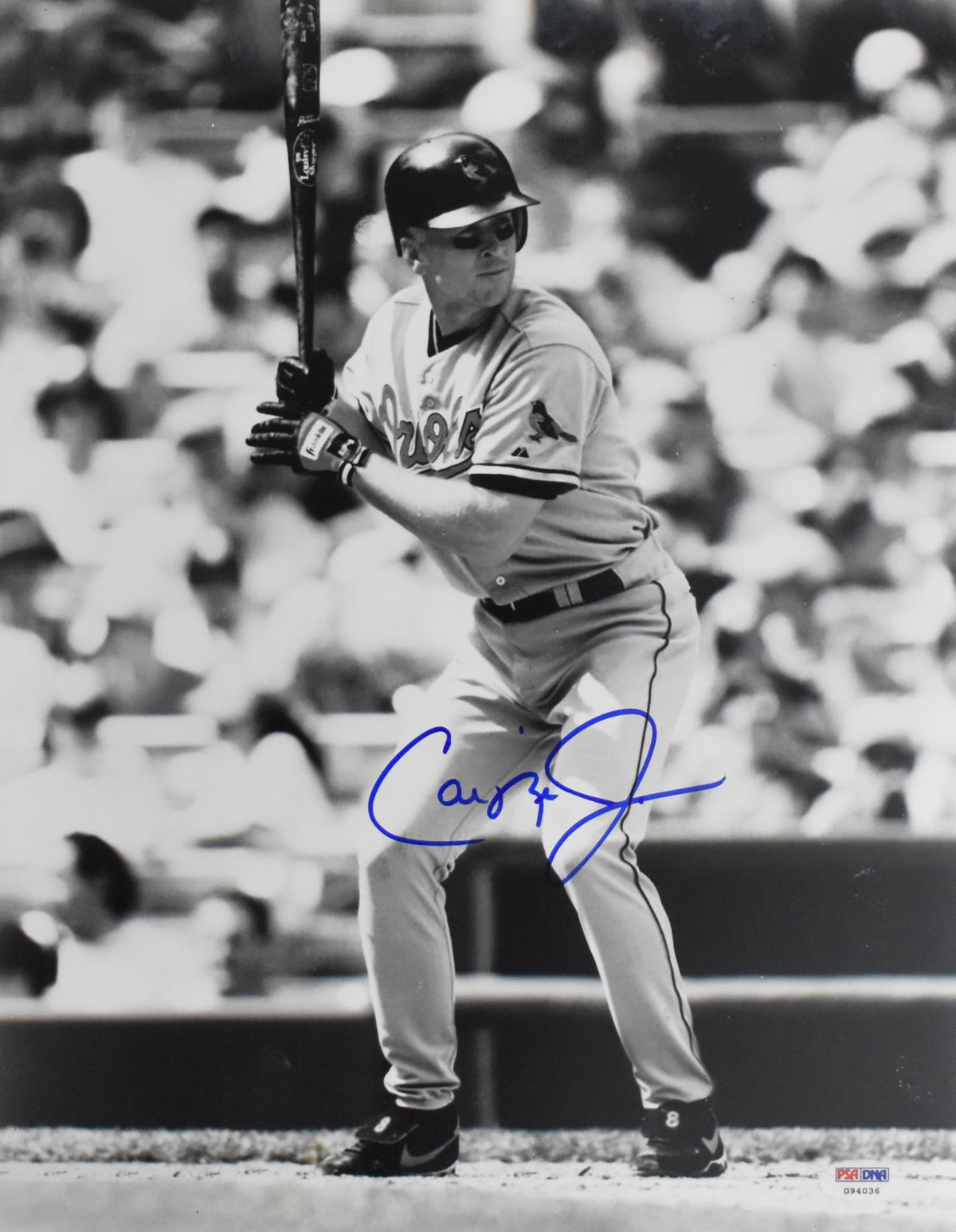 Cal Ripken Jr HOF Signed/Autographed 11x14 Photo Orioles PSA 213914
