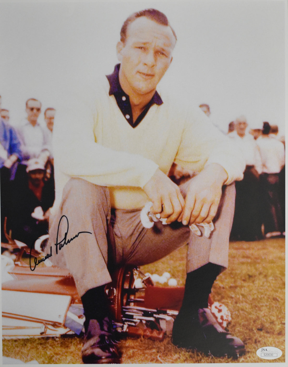 Arnold Palmer Signed/Autographed 11x14 Photo PGA Golf JSA 213916