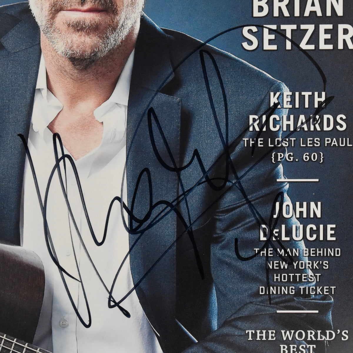 Hugh Laurie Signed/Autographed 11x14 Magazine House JSA 213921