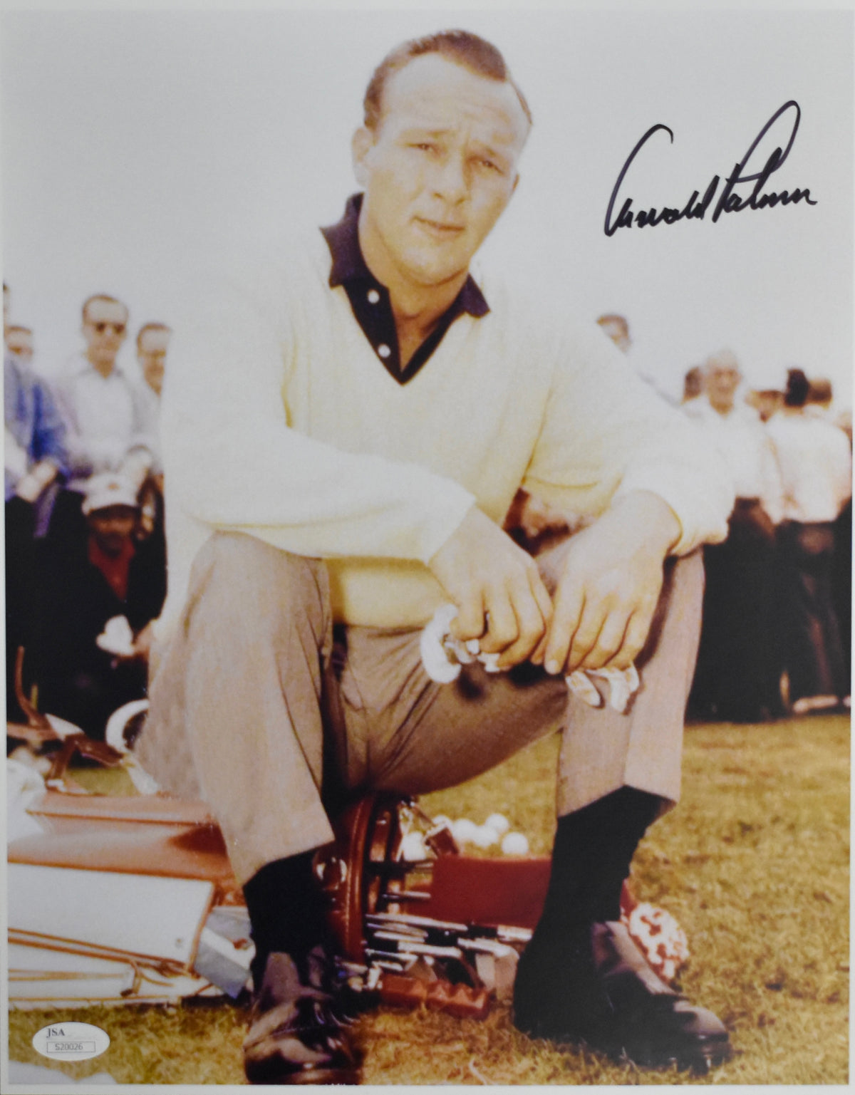 Arnold Palmer Signed/Autographed 11x14 Photo PGA Golf JSA 213925