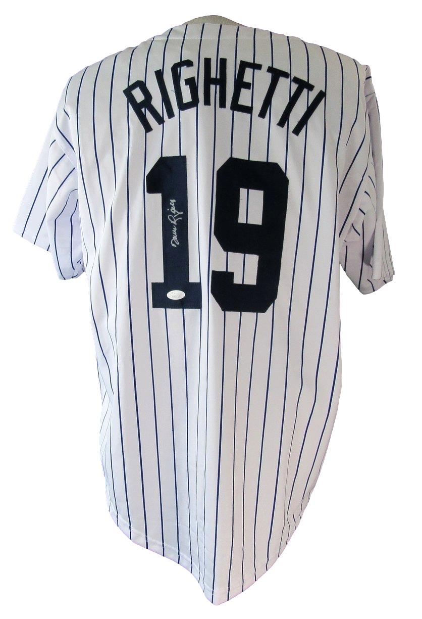 Dave Righetti New York Yankees Autographed Custom Jersey JSA XHC50