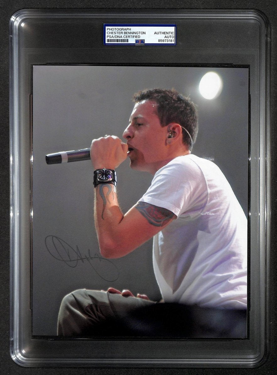 Chester Bennington Signed/Autographed 8x10 Photo Linkin Park PSA/DNA 213970