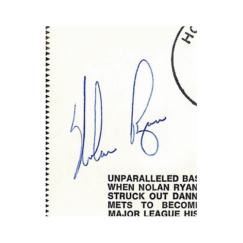 Nolan Ryan HOF Signed/Autographed FDC Envelope Astros 1985 PSA 214002