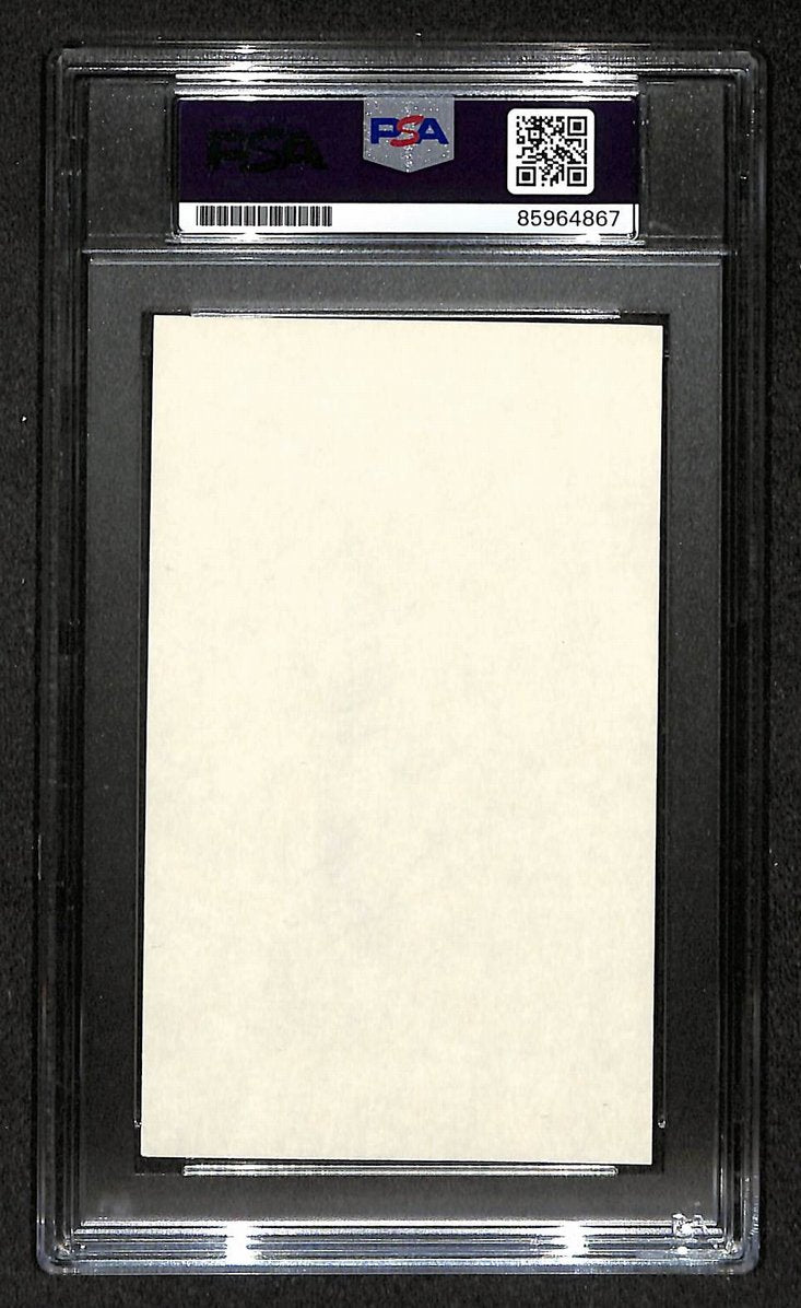 Roger Maris HOF Signed/Autographed 3x5 Index Card Yankees PSA 214005