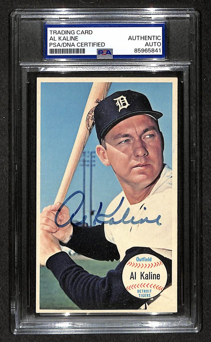 Al Kaline HOF Signed/Autographed 1964 Topps Card Tigers PSA 214009