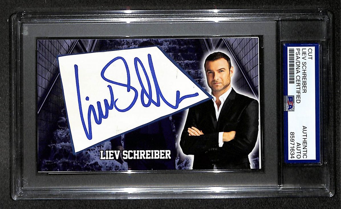 Liev Schreiber Signed/Autographed Cut Custom Card Ray Donovan PSA/DNA 214019