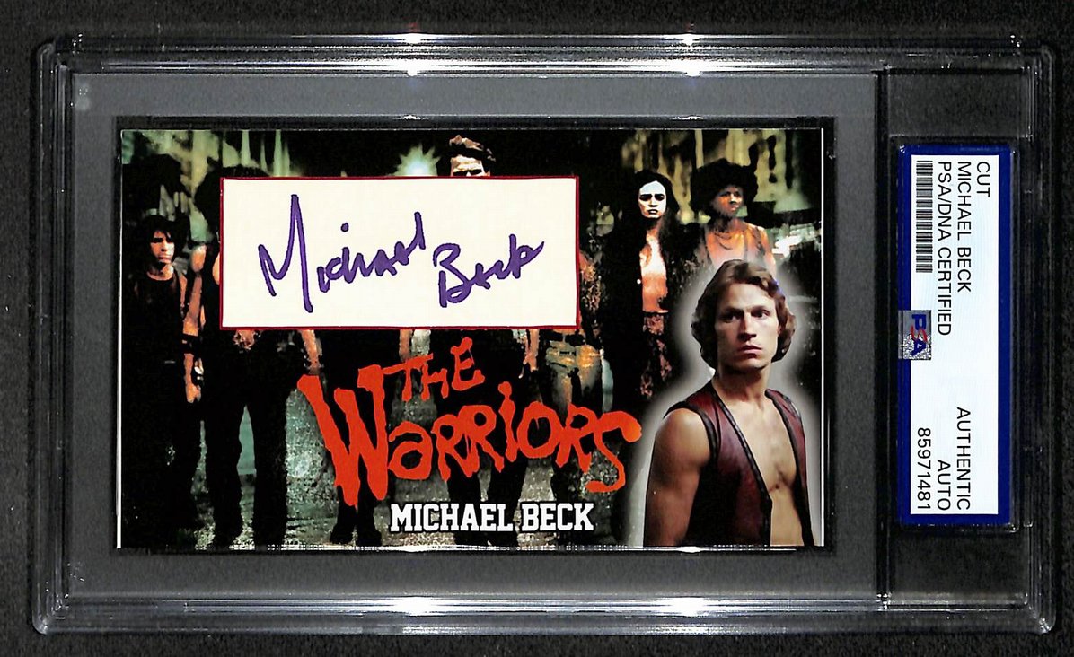 Michael Beck Signed/Autographed Cut Custom Card The Warriors PSA/DNA 214033