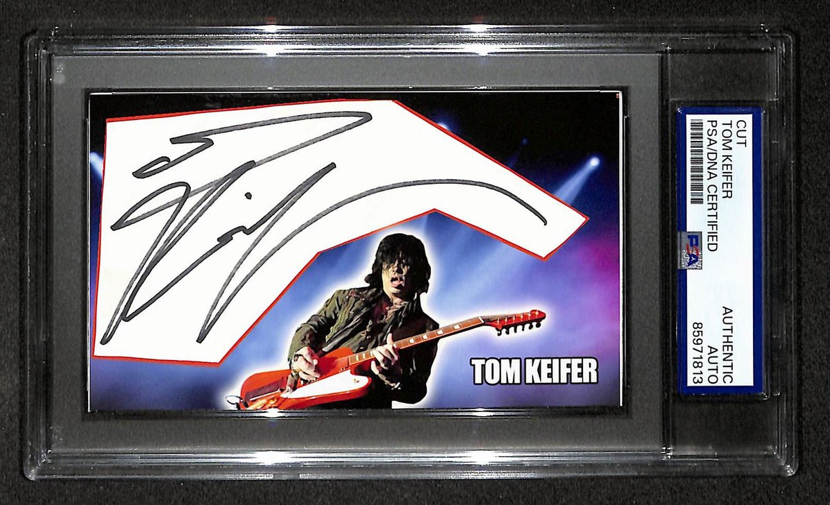 Tom Keifer Signed/Autographed Cut Custom Card Cinderella PSA/DNA 214065