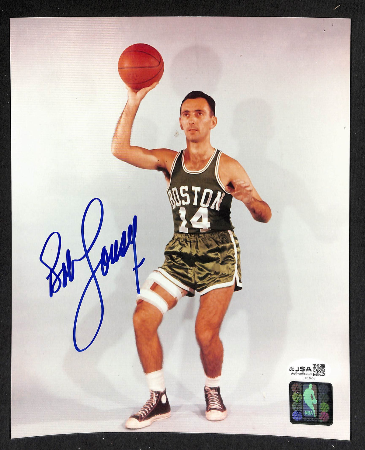 Bob Cousy HOF Signed/Autographed 8x10 Photo Celtics JSA 211426