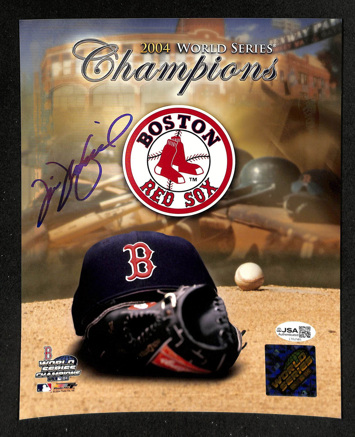 Tim Wakefield Signed/Autographed 8x10 Photo Red Sox 04 WS JSA 214140