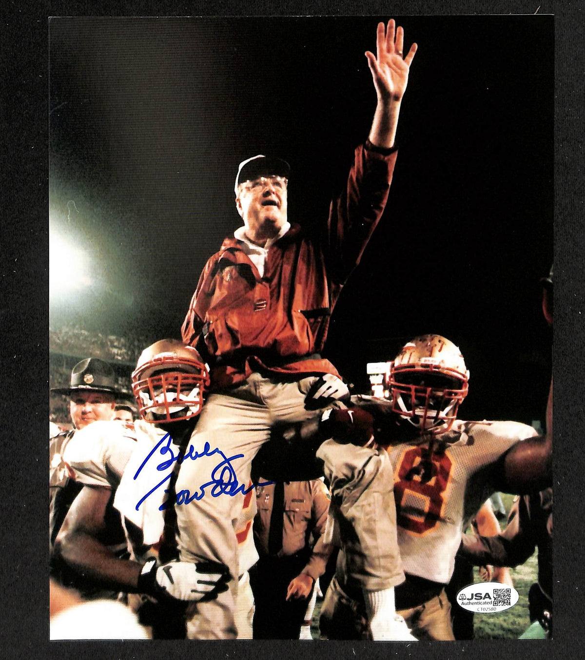 Bobby Bowden Signed/Autographed 8x10 Photo Florida St JSA 214145