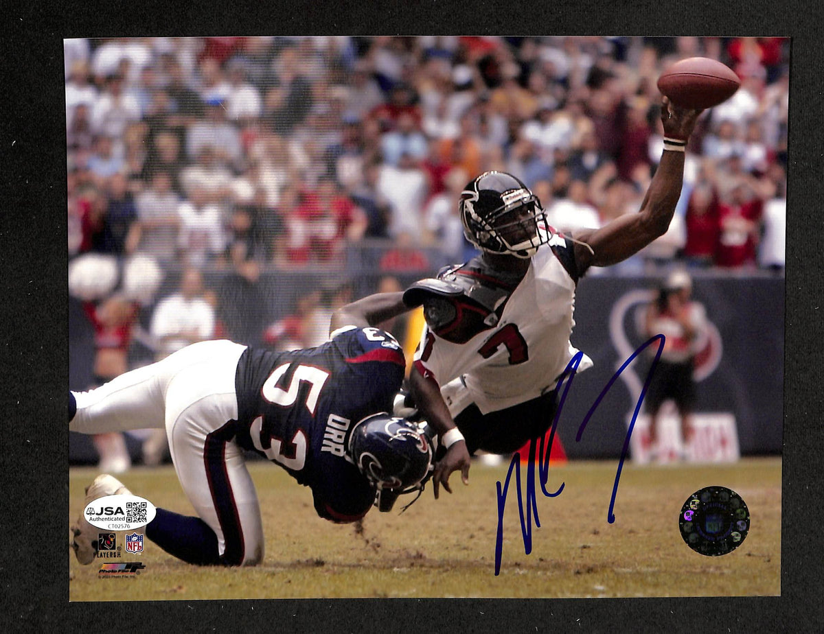 Michael Vick Signed/Autographed 8x10 Photo Falcons JSA 214149