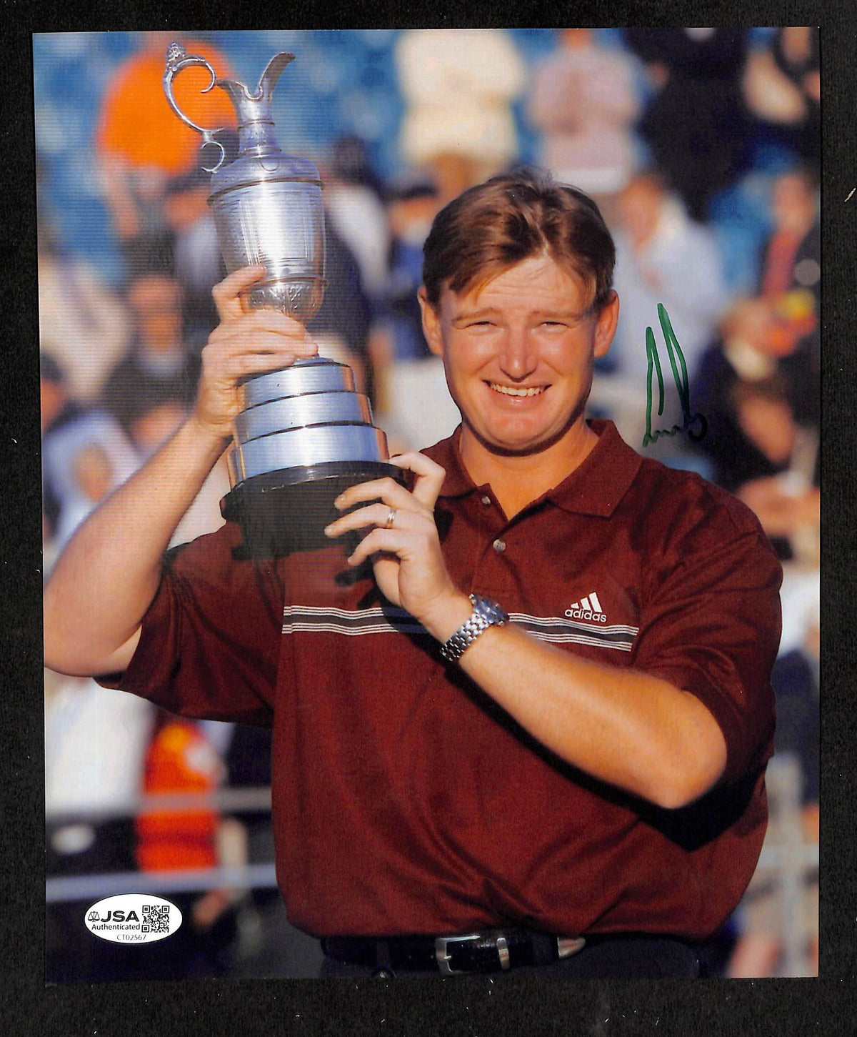 Ernie Els Signed/Autographed 8x10 Photo PGA Golf JSA 214158