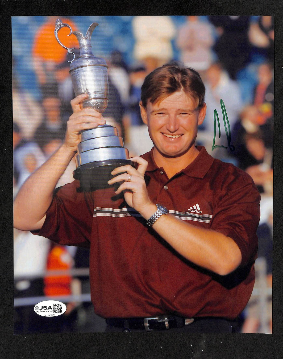 Ernie Els Signed/Autographed 8x10 Photo PGA Golf JSA 214159