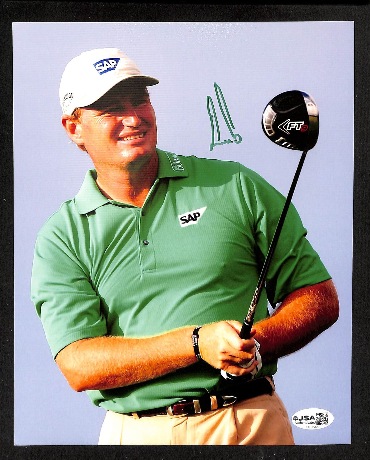 Ernie Els Signed/Autographed 8x10 Photo PGA Golf JSA 214161