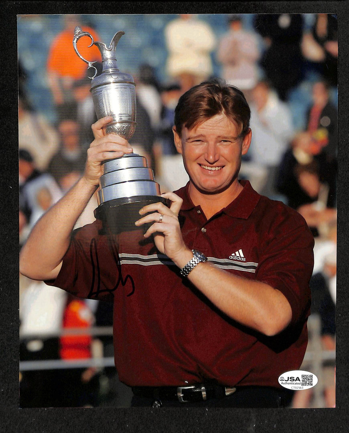 Ernie Els Signed/Autographed 8x10 Photo PGA Golf JSA 214162