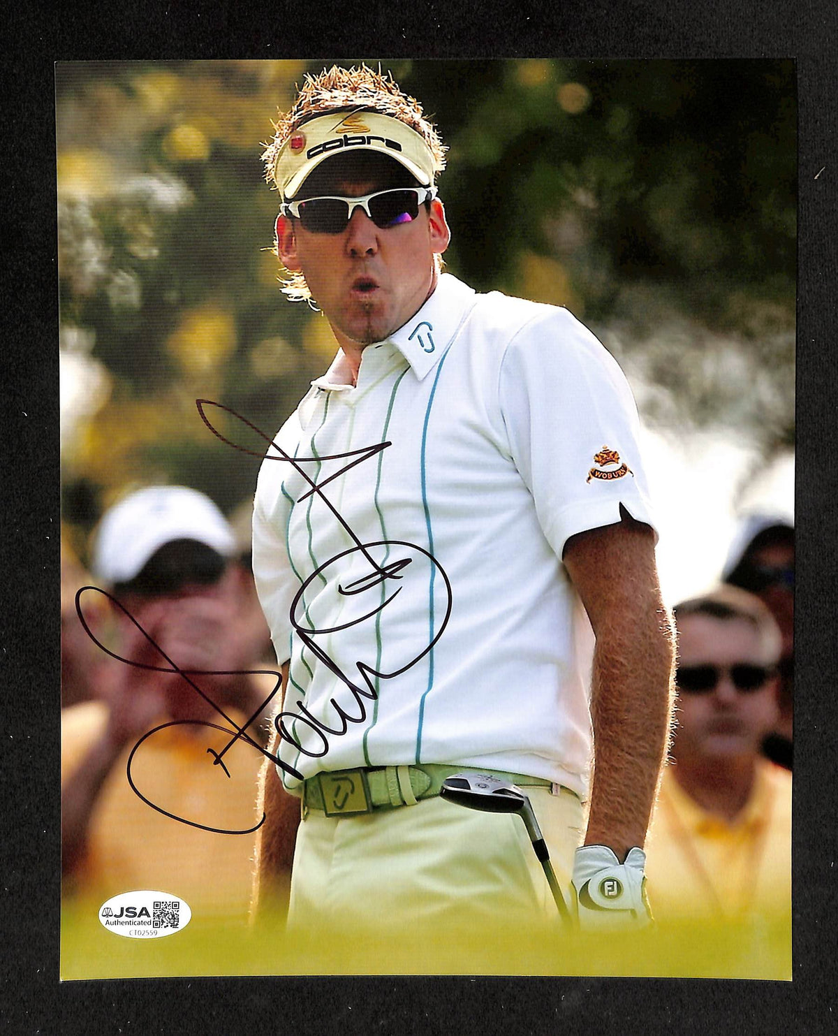 Ian Poulter Signed/Autographed 8x10 Photo PGA Golf JSA 214166