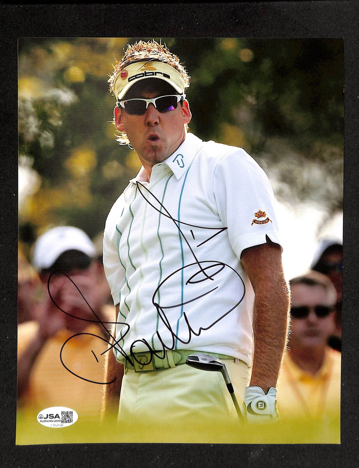 Ian Poulter Signed/Autographed 8x10 Photo PGA Golf JSA 214167