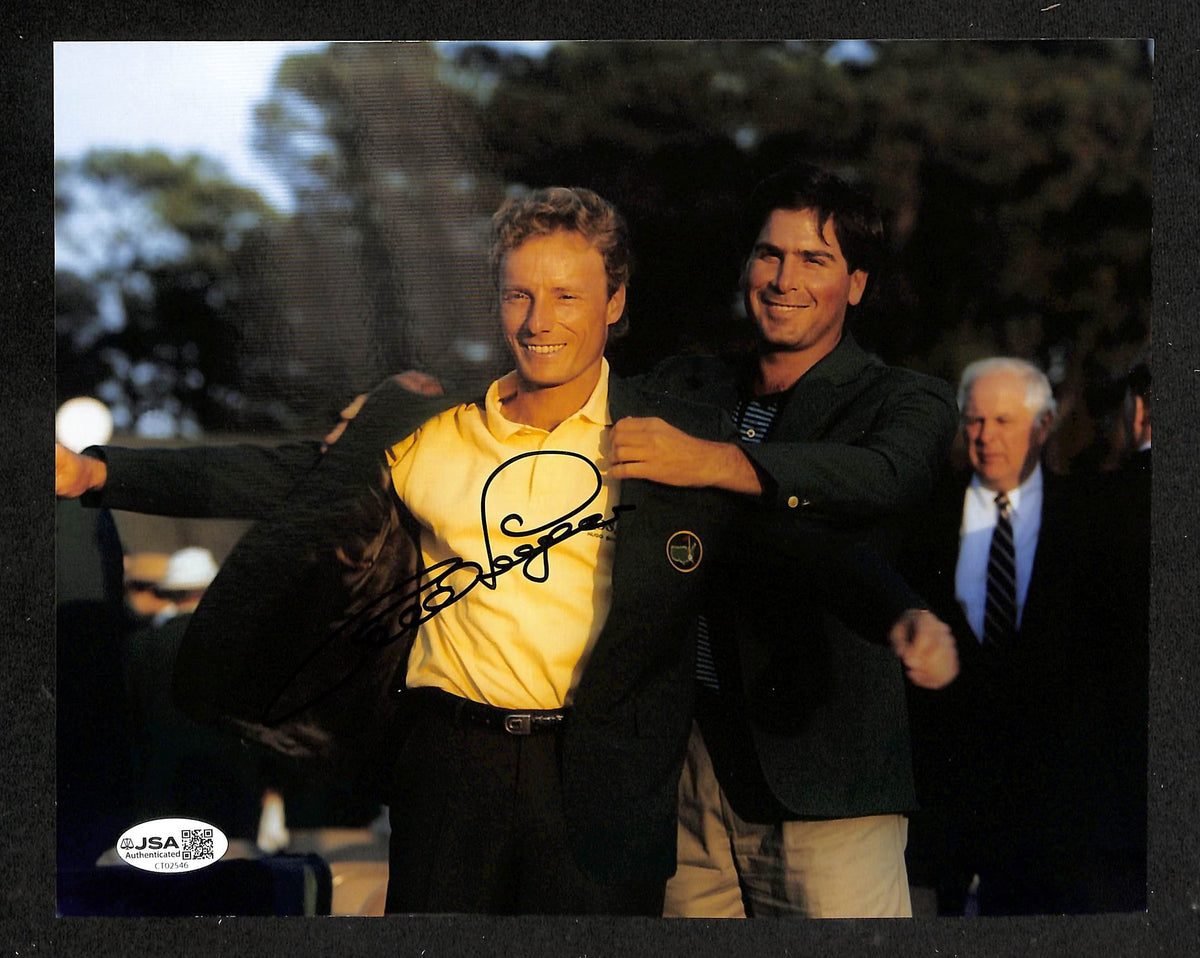 Bernhard Langer Signed/Autographed 8x10 Photo PGA Golf JSA 214179