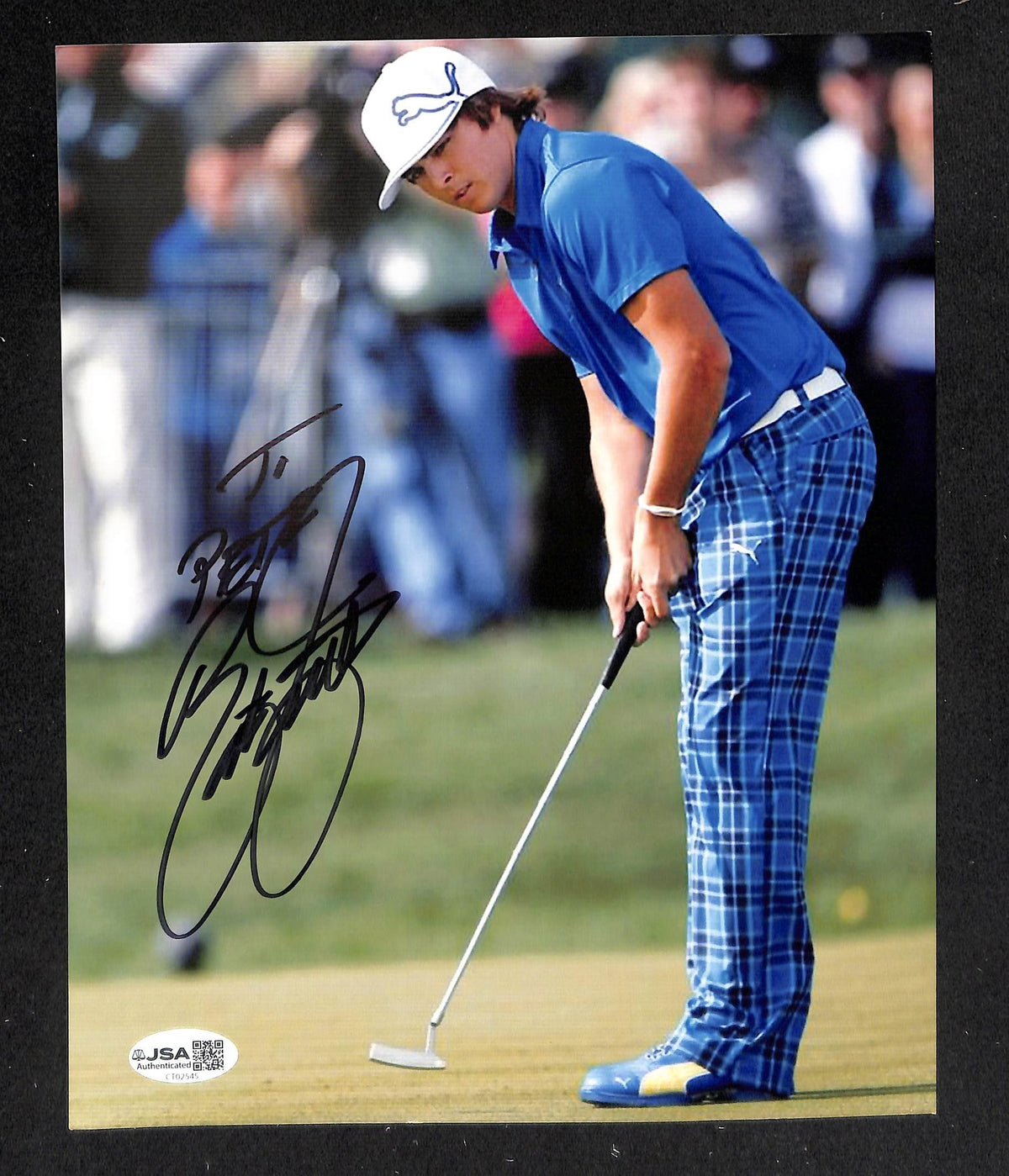 Rickie Fowler Signed/Autographed 8x10 Photo PGA Golf JSA 214210