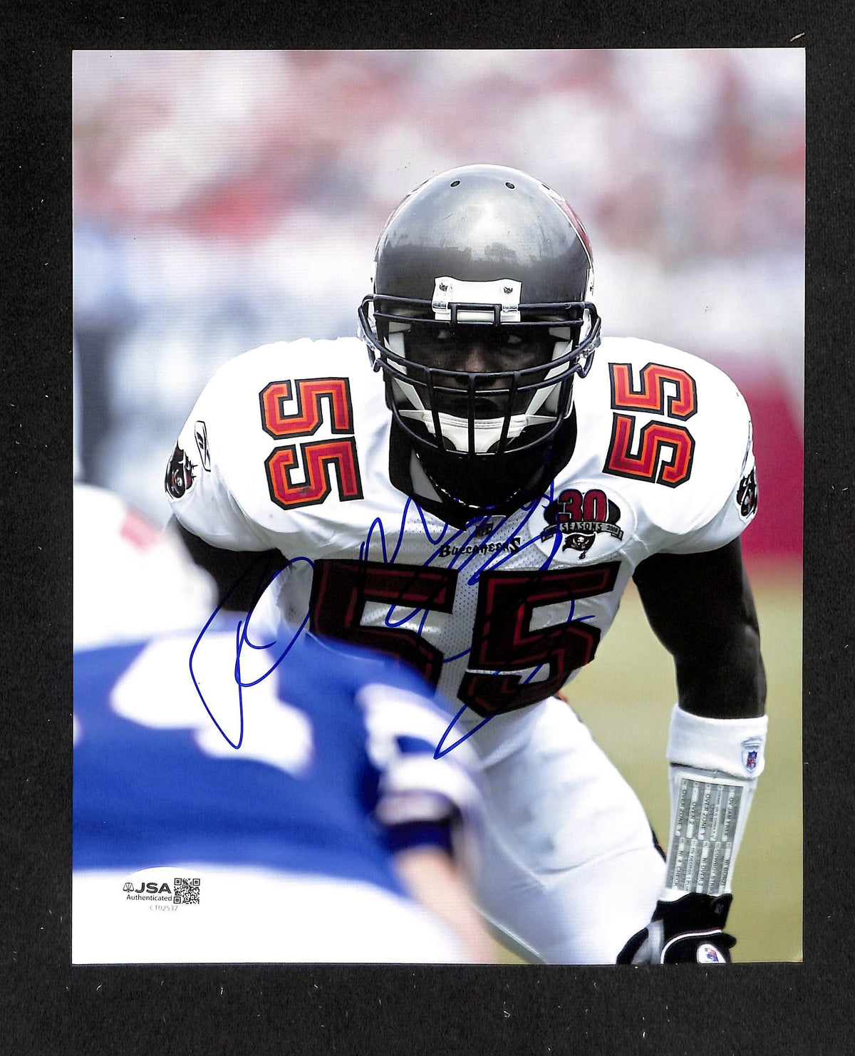 Derrick Brooks HOF Signed/Autographed 8x10 Photo Buccaneers JSA 214218
