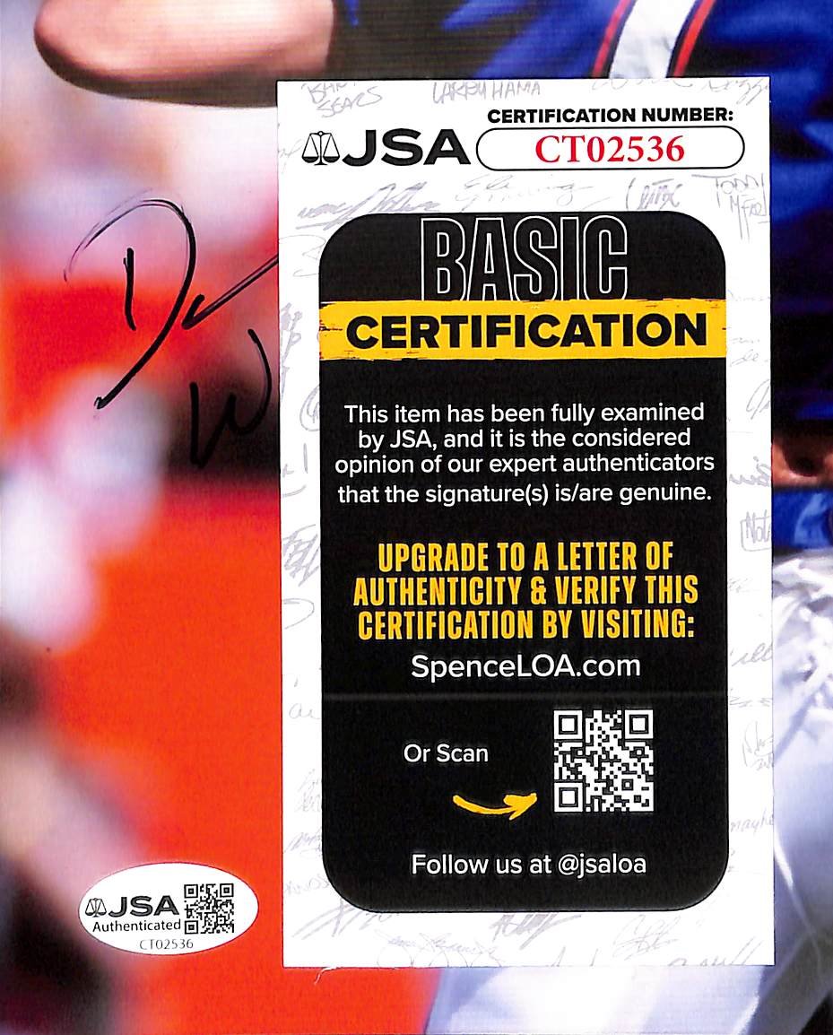 Danny Wuerffel Signed/Autographed 8x10 Photo Florida Gators JSA 214219