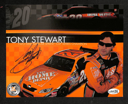 Tony Stewart Signed/Autographed 8x10 Photo NASCAR JSA 214239