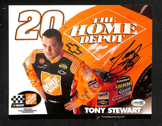 Tony Stewart Signed/Autographed 8x10 Photo NASCAR JSA 214240