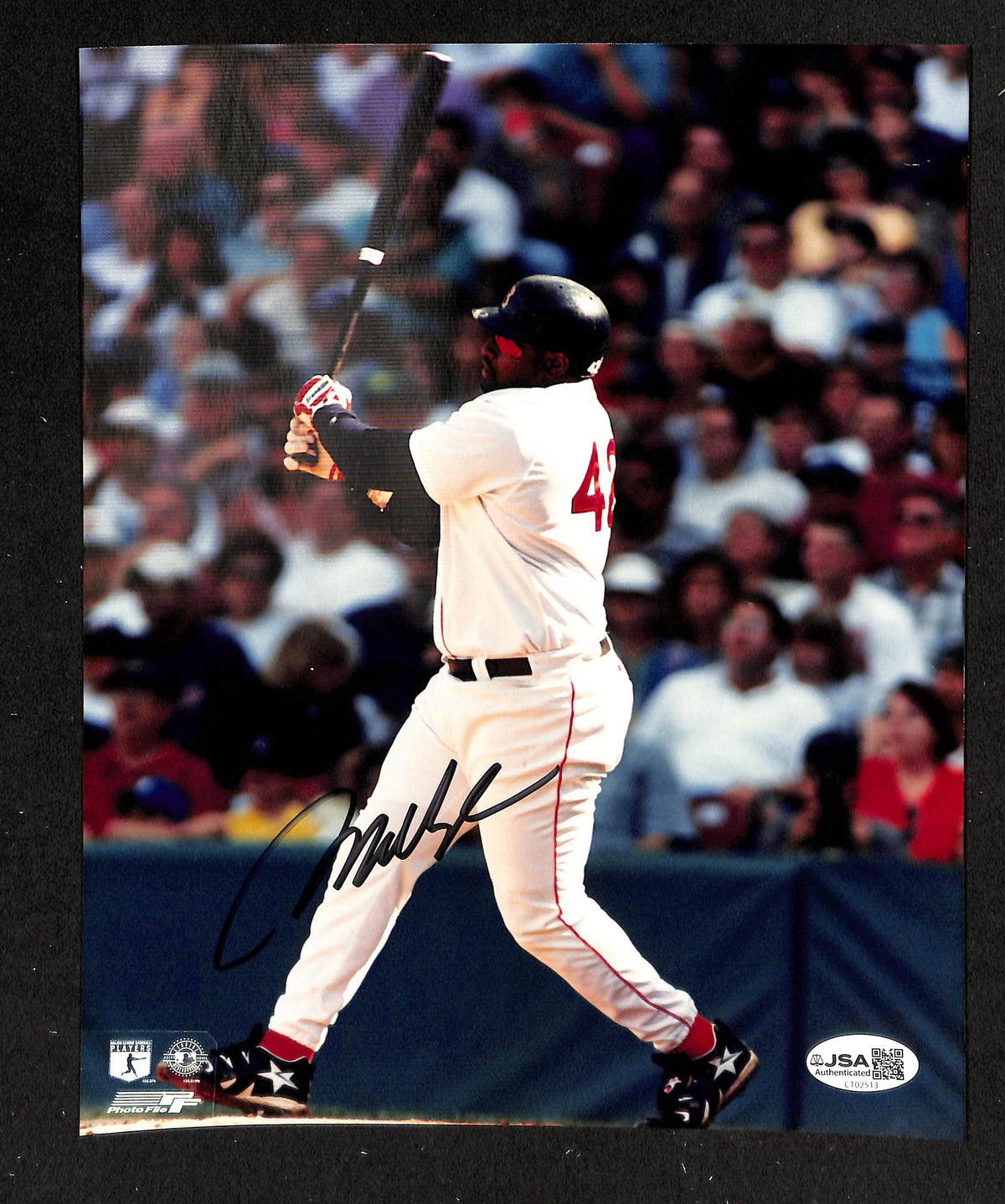 Mo Vaughn Signed/Autographed 8x10 Photo Red Sox JSA 214242