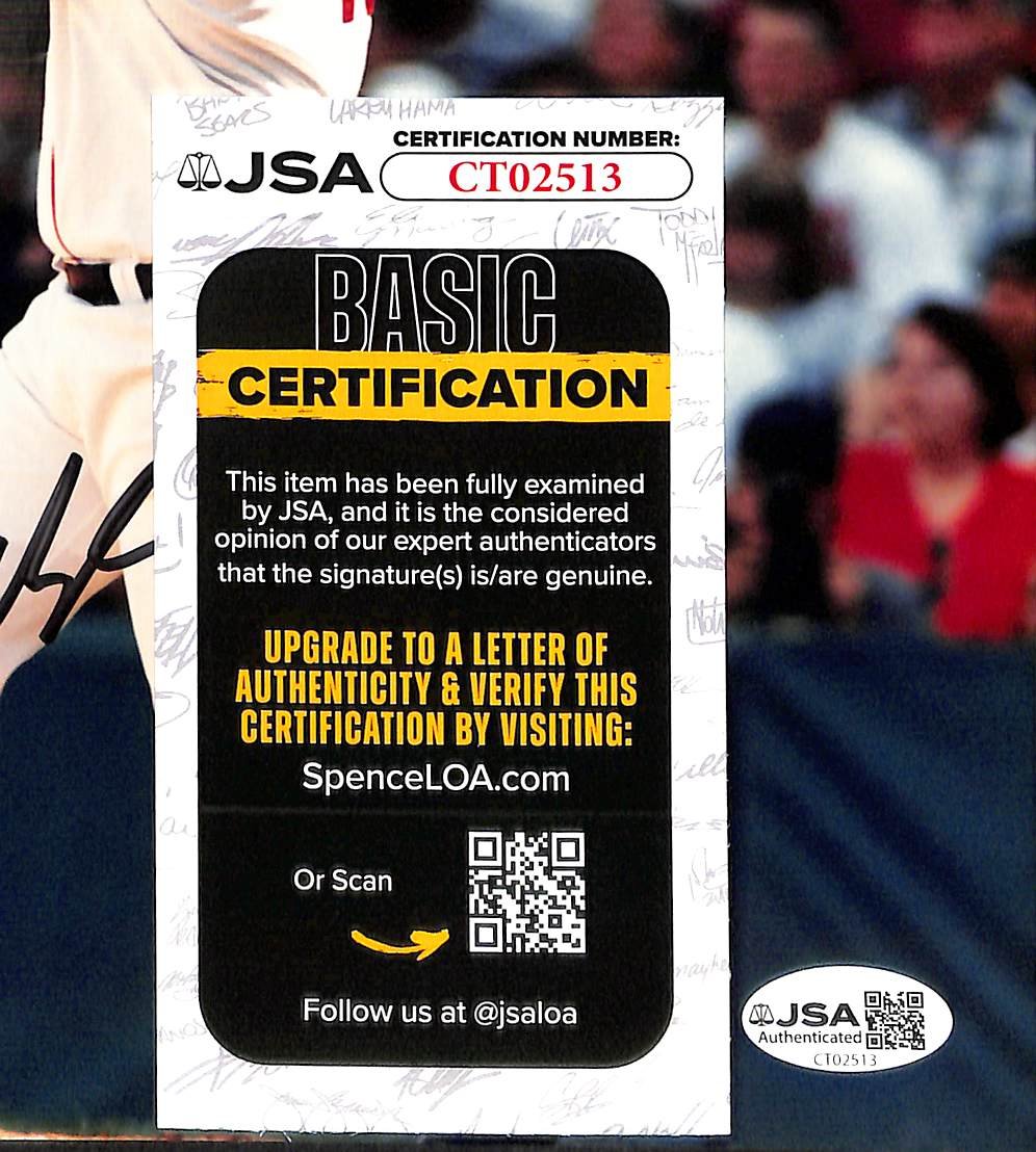 Mo Vaughn Signed/Autographed 8x10 Photo Red Sox JSA 214242