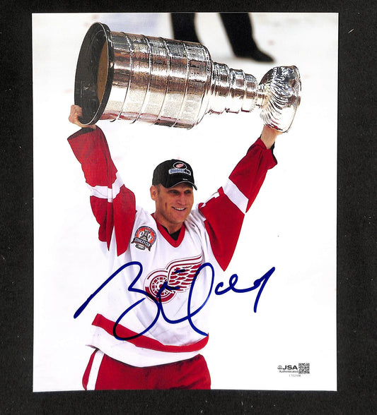 Brett Hull HOF Signed/Autographed 8x10 Photo Red Wings JSA 214247