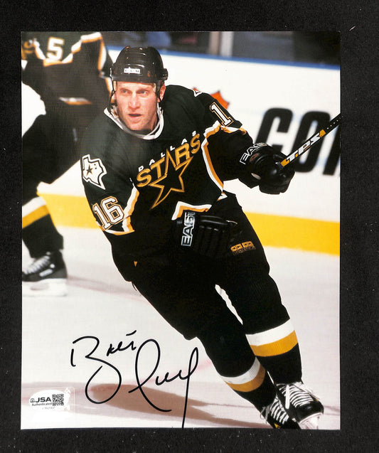 Brett Hull HOF Signed/Autographed 8x10 Photo Stars JSA 214248