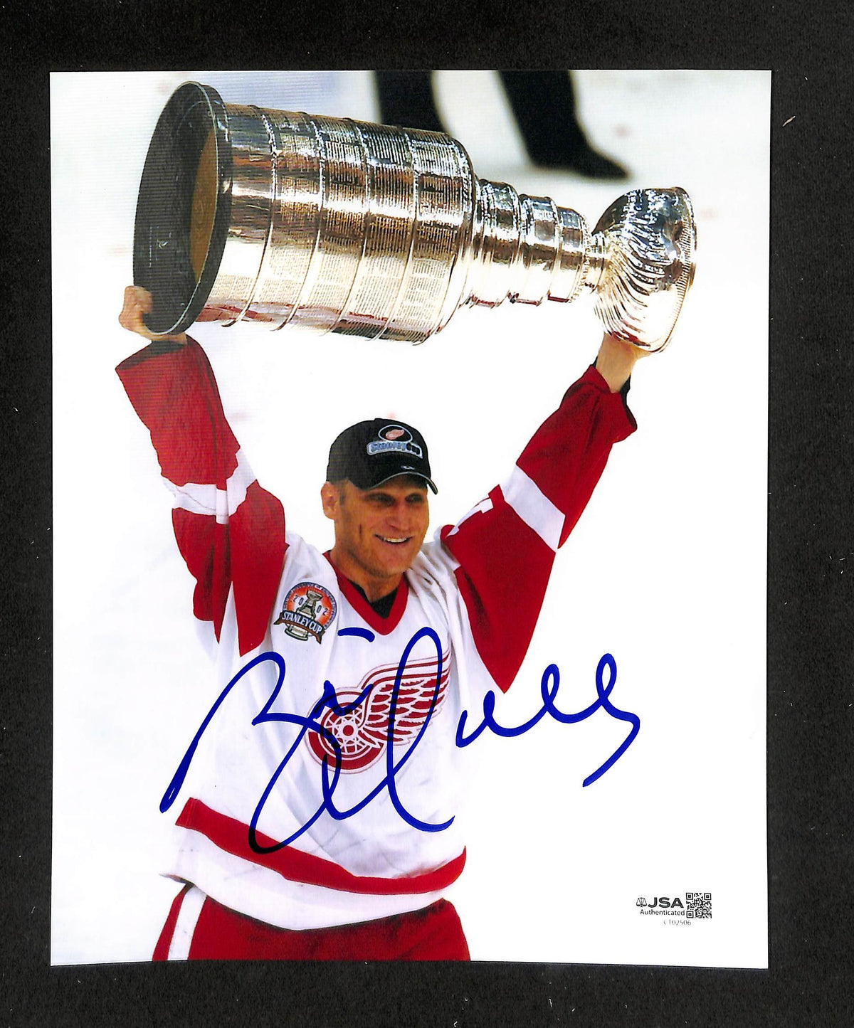 Brett Hull HOF Signed/Autographed 8x10 Photo Red Wings JSA 214249