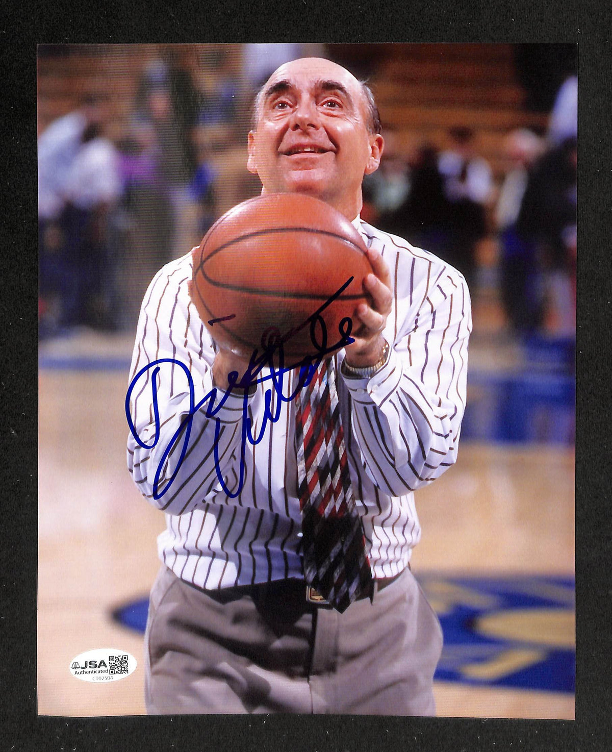 Dick Vitale Signed/Autographed 8x10 Photo ESPN JSA 214251