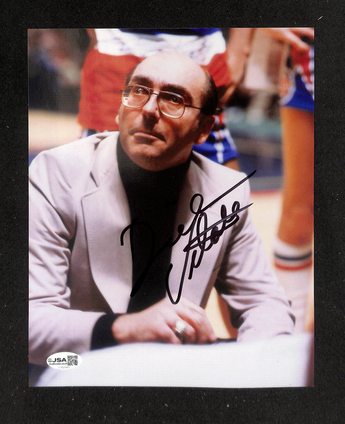 Dick Vitale Signed/Autographed 8x10 Photo ESPN JSA 214252