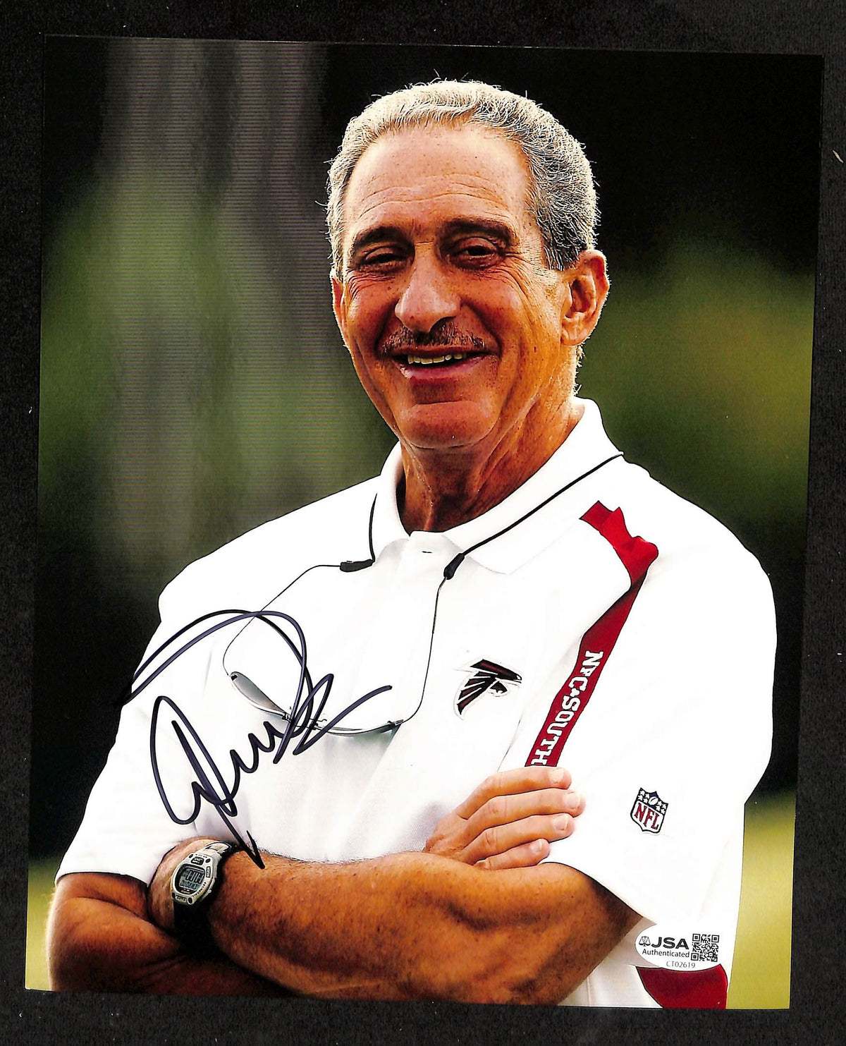 Arthur Blank Signed/Autographed 8x10 Photo Falcons JSA 214186