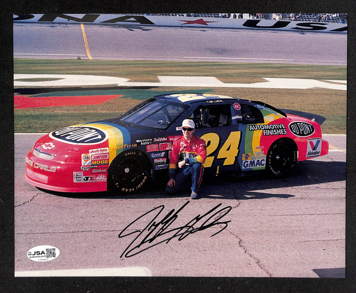 Jeff Gordon Signed/Autographed 8x10 Photo NASCAR JSA 214192