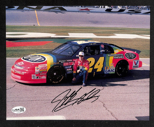 Jeff Gordon Signed/Autographed 8x10 Photo NASCAR JSA 214192