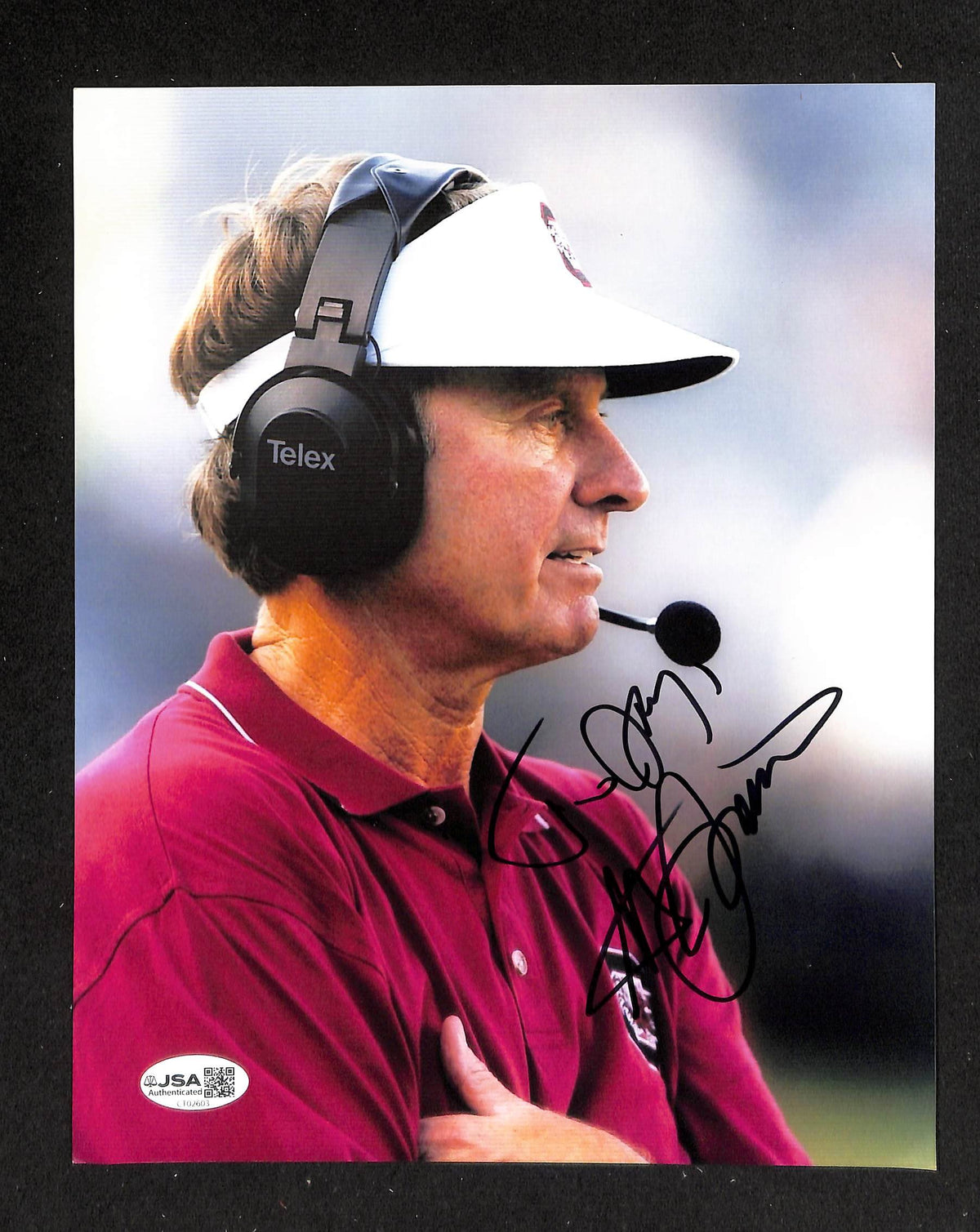 Steve Spurrier Signed/Autographed 8x10 Photo South Carolina JSA 214202