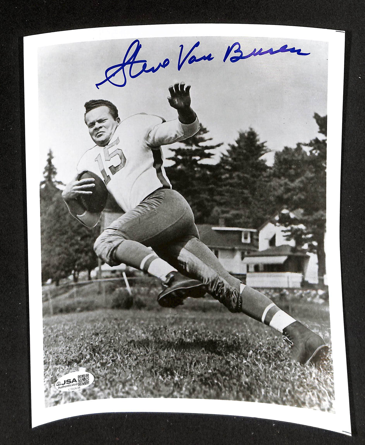 Steve Van Buren HOF Signed/Autographed 8x10 Photo Eagles JSA 213871