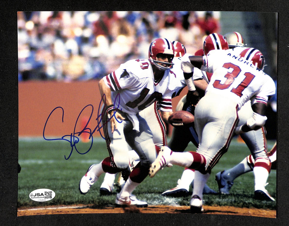 Steve Bartkowski Signed/Autographed 8x10 Photo Falcons JSA 213878