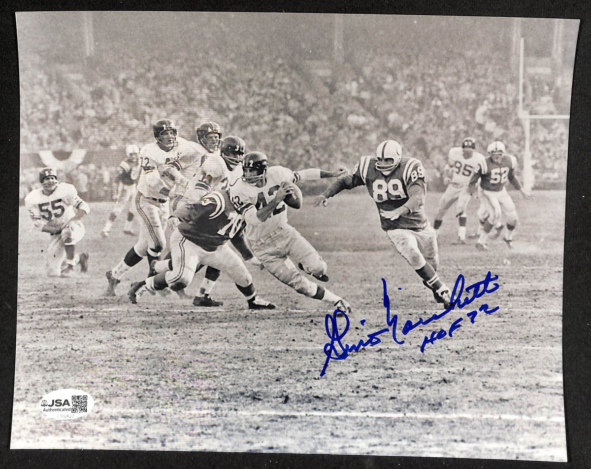 Gino Marchetti HOF Signed/Autographed 8x10 Photo Colts JSA 213882